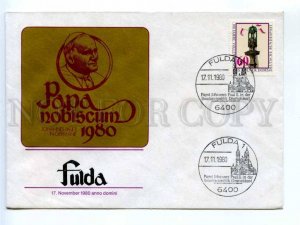 418132 GERMANY 1980 year Visit Pope John Paul II Fulda COVER