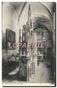 Postcard Ancient Avignon Cathedral Tomb of Pope John