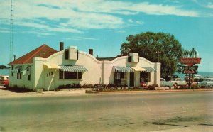 Vintage Postcard Belle Isle Finer Foods U. S. Prime Beef St. Ignace Michigan MI