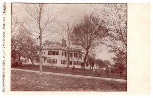 Connecticut Putnam  Heights residence  Mrs R P Danielson