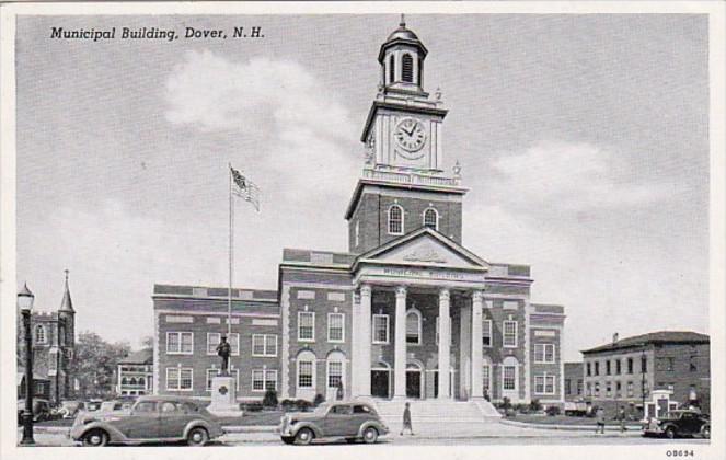 New Hampshire Dover Municipal Building 1954