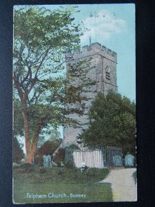 Sussex FELPHAM CHURCH c1913 Postcard by Christian Novels