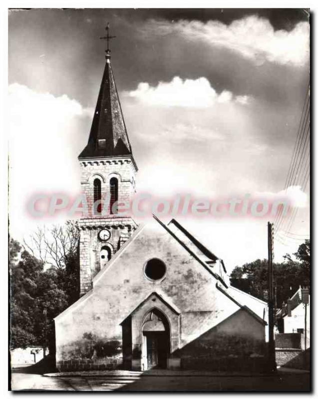 Postcard Old Church Villecresnes