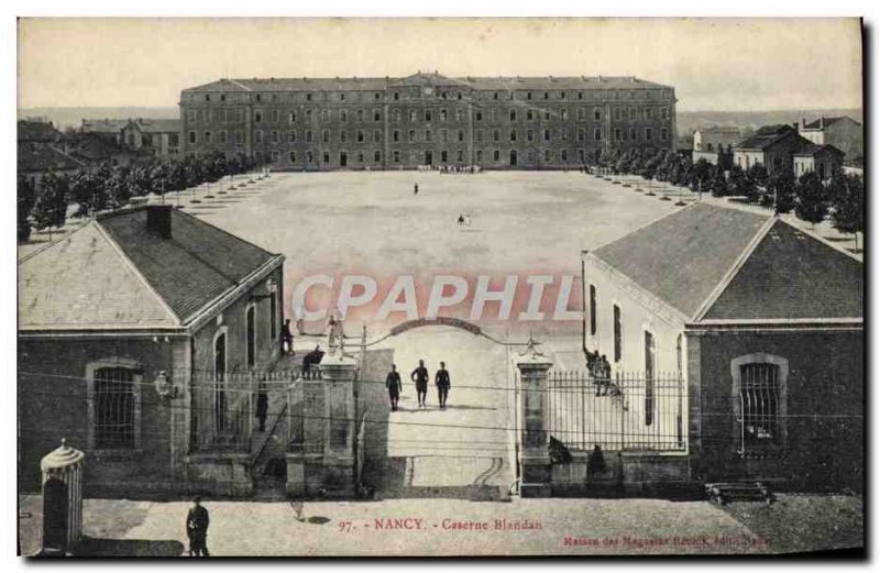 Postcard Old Army Barracks Nancy Blandan