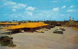 HOLIDAY INN Alexandria, Louisiana Roadside 1960s Cars Vintage Postcard