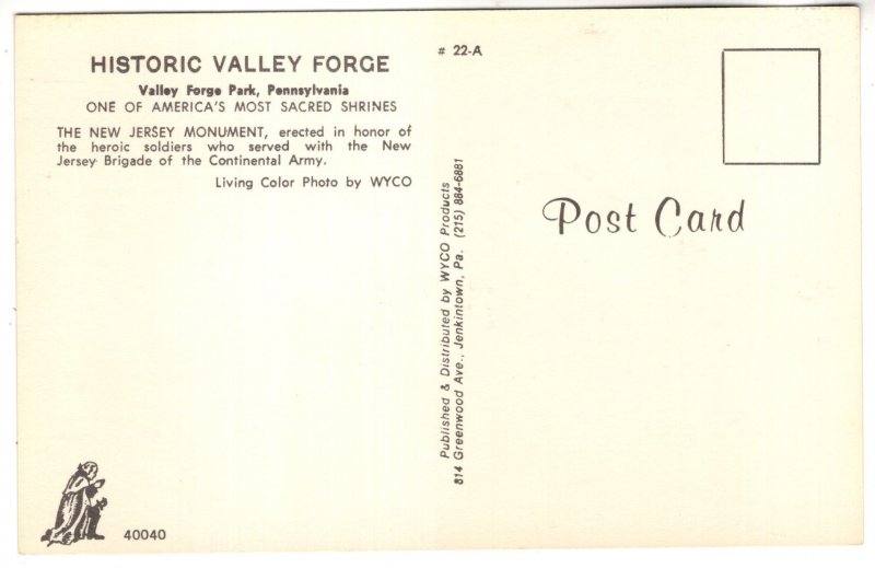 New Jersey Monument, Valley Forge, Pennsylvania