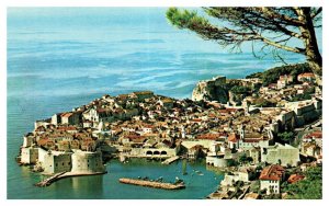 Yugoslavia Dubrovnik on the Dalmatian Coast Pan Am Airline Issued Postcard