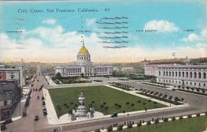 California San Francisco Civic Center 1930