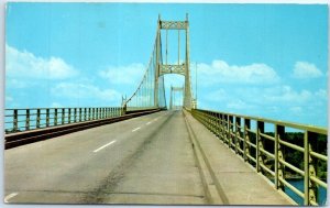 Postcard - American Span Of The Thousand Islands International Bridge - New York