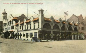 c1909 Postcard; Exterior of Davenport's Restaurant, Spokane WA, Posted