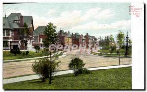 Postcard Old Longfellow Boulevard St Louis Mo