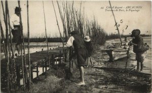 CPA ARCACHON-Travaux de Parc le Piquetage (27729)