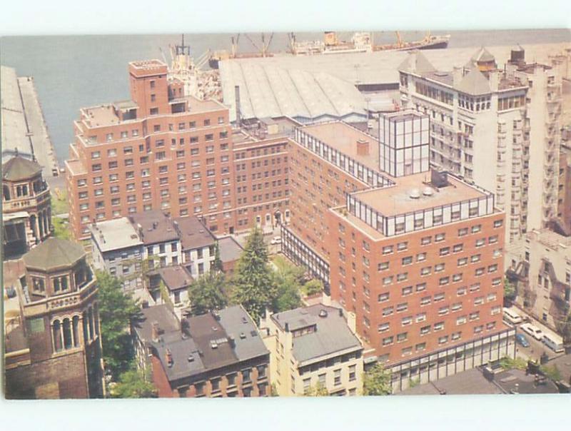 Unused Pre-1980 AERIAL VIEW OF TOWN IN BROOKLYN New York City NY n2559