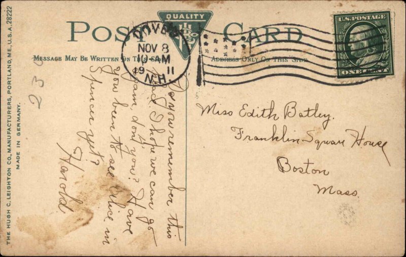 YORK BEACH ME The Kearsarge Inn c1910 Postcard