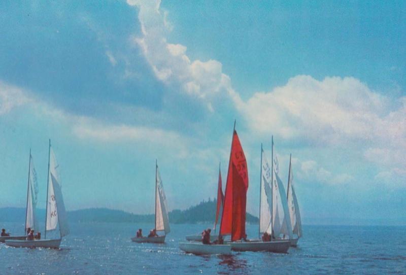 Royal Kennebaccasis Yacht Sailing Club Millidgeville Canada Canadian Postcard