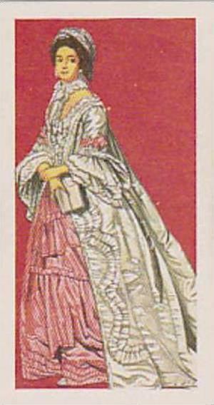 Brooke Bond Vintage Trade Card British Costume 1967 No 24 Lady's Day Dress Ci...