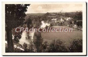 Postcard View On The Old Glenic Creuse Jack Du Village