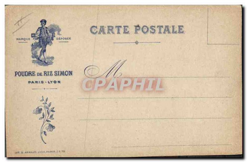 Postcard Old Clown Dog