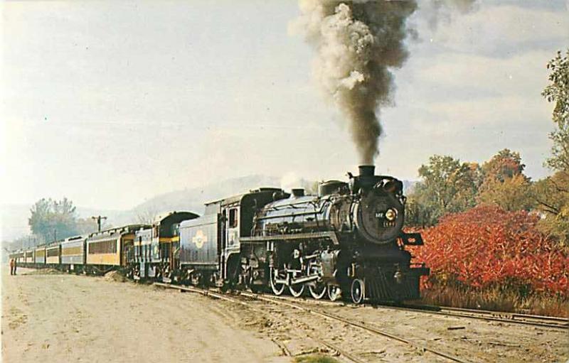 Steamtown U.S.A Bellow Falls Vermont #127 ex-Canadian Pacific #1278, Chrome