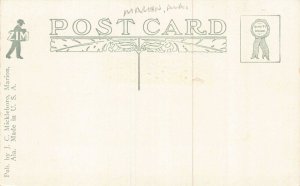 Postcard Masonic Temple in Marion, Alabama