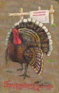 Thanksgiving With Turkey 1909