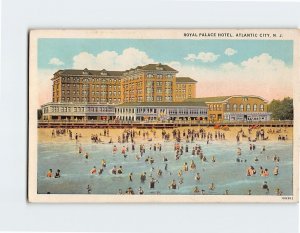 Postcard Royal Palace Hotel, Atlantic City, New Jersey