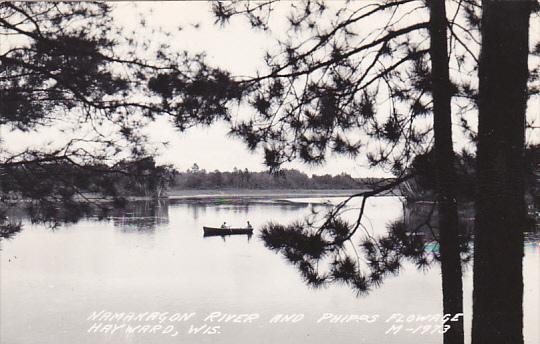 Namakagon River and Phipps Flowage Hayward Wisconsin Real Photo