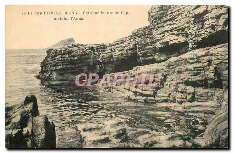 Old Postcard Cape Frehel C N Extreme Cape Point