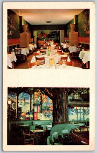 Vtg Louisville KY Beaux Arts Lounge Dining Room Henry Clay Hotel Postcard