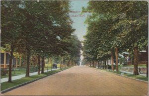 Postcard Jefferson Avenue Scranton PA 1911