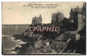 Old Postcard La Malouine Dinard At Away Saint Malo