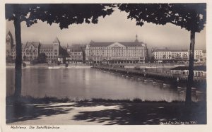 Koblenz Schiffbrücke Deutsche Rhine Old German Postcard