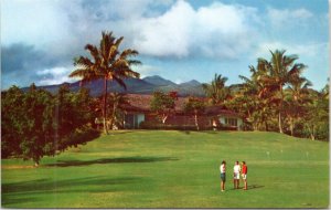 Postcard Hawaii - Hotel Hana-Maui - Kauwiki Cottage with Haleakala in background