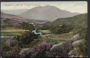 Scotland Postcard - Loch Achray and Ben Venue, Trossachs    RS2157