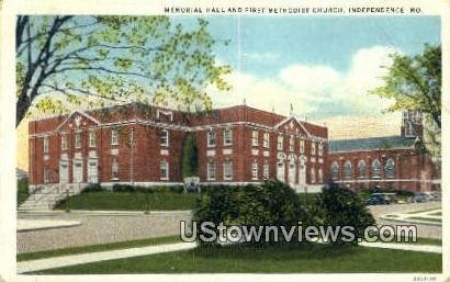 Memorial Hall & First Methodist Church in Independence, Missouri