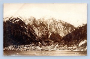 RPPC View From Water Panorama Juneau Alaska AK UNP  Postcard 1910s N14