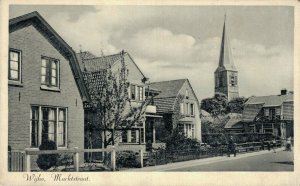 Netherlands Wijhe Marktstraat Vintage Postcard 07.57