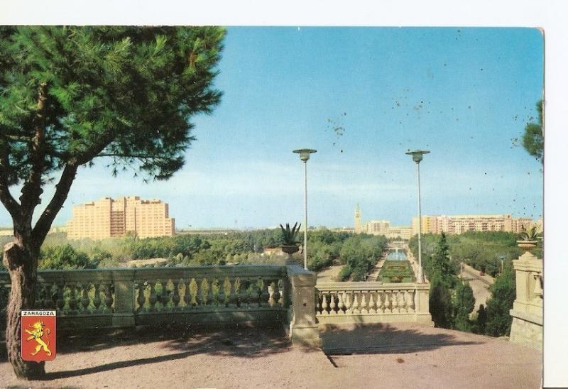 Postal 024650 : Parque Primo de Rivera - Zaragoza