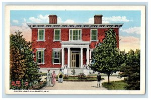 A View Of Phifer Home Building Charlotte North Carolina NC Vintage Postcard