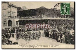 Compiegne Old Postcard Fetes in the & # 39honneur Jeanne d & # 39arc Defile t...