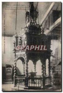 Old Postcard Guimiliau The Baptistery Renaissance Bretonne