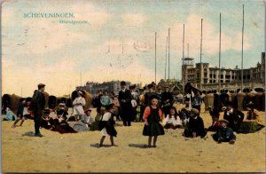 Netherlands Scheveningen Strandgezicht Vintage Postcard 09.78