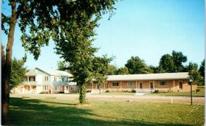 JACKSON, MI Michigan    MOTEL JACKSON     c1950s    Roadside   Postcard