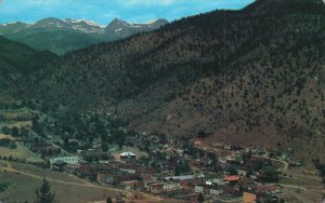 Vintage Postcard Panorama City Scenic Area Tourist Center Idaho Springs Colorado