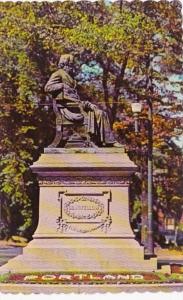 Maine Portland The Longfellow Statue