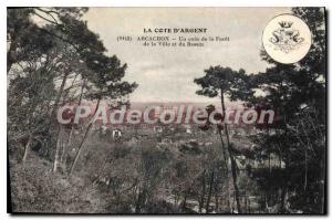 Old Postcard Arcachon La Cote D'Argent A corner of the Forest City Basin and