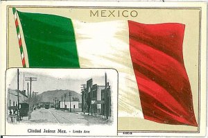 VINTAGE POSTCARD: MEXICO - CIUDAD JUAREZ 1910 