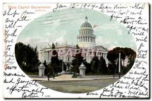 Postcard Old State Capitol Sacrameno California