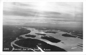 Yukon Alaska Midnight Sun Real Photo Antique Postcard J51735