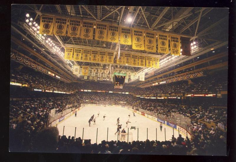 Boston Garden, Mass/MA Postcard, Home Of Boston Bruins